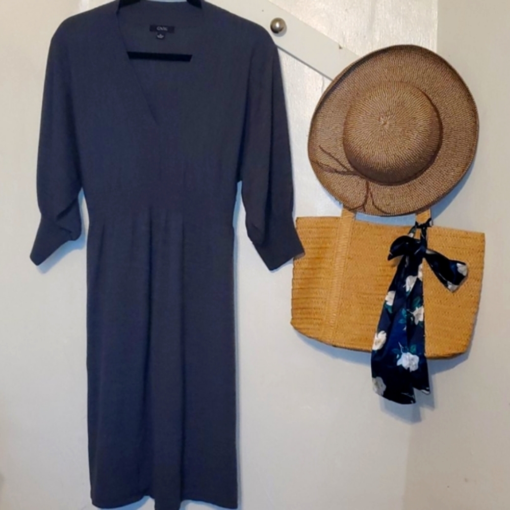 GNW Women's Sweater Dress Gray Size XLarge